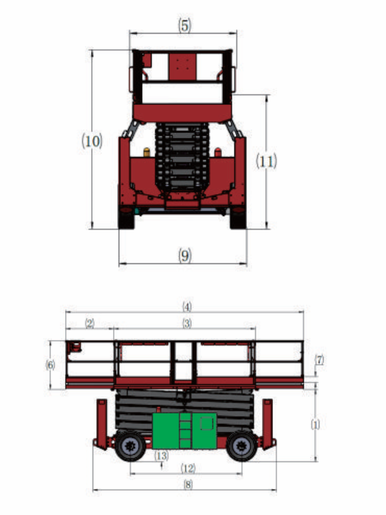 Stowed Dimensions